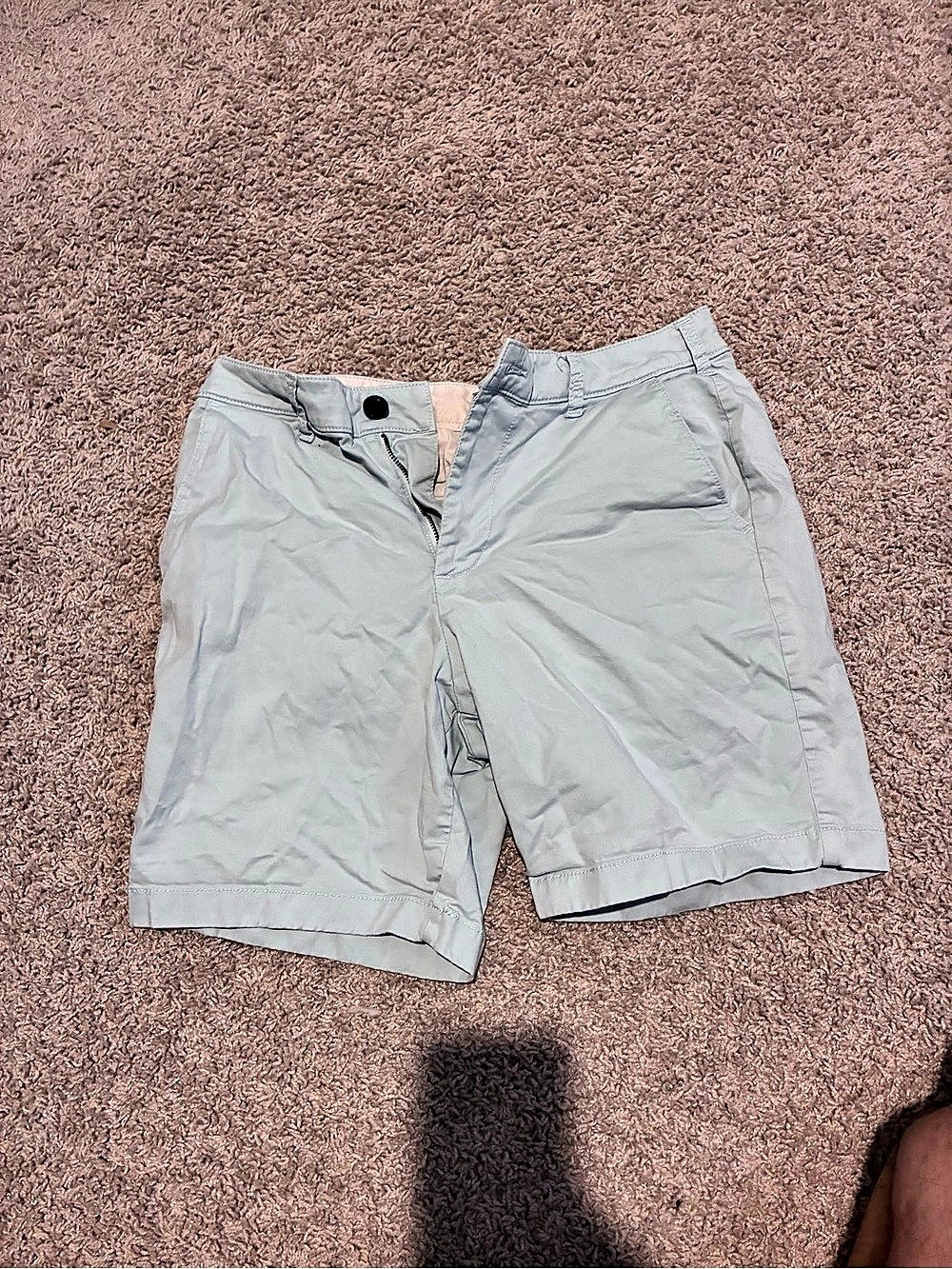 Hollister Men's Flat Front Shorts Gray Waist 32